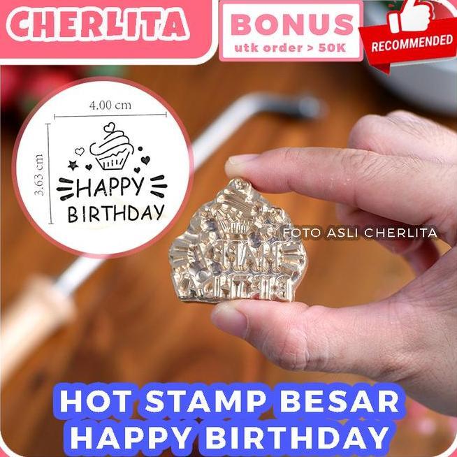 Hot Stamp Besar Cake Kue Chiffon Bolu Stempel Emboss Cheesecake 1 Set