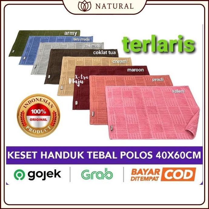 Keset Handuk Hotel NATURAL by chalmer 40x60cm  - GROSIR