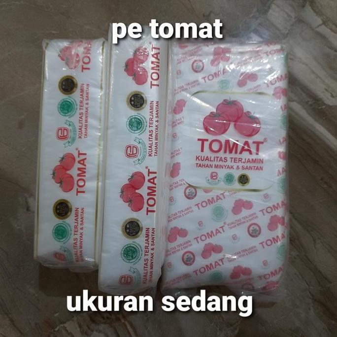 Iyakirim- Plastik Es Pe Tomat Uk.7X20,8X20,8X25,9X20,9X25 (Per Kg) Isi 4Pak