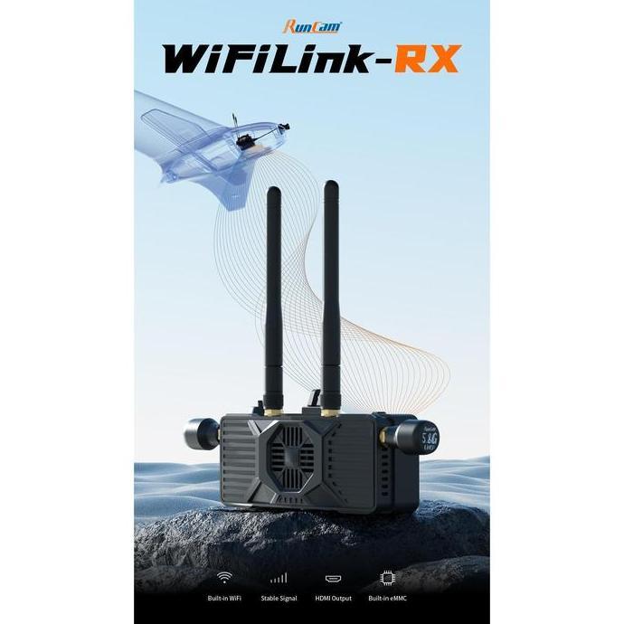 TERBARU RUNCAM WIFILINK-RX DITAL HD VIDEO RECEIVER VRX FPV SYSTEM OPENIPC FOR RC DRONES