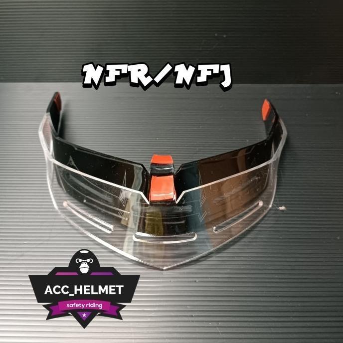 NEW Spoiler Helm KYT NFR / Spoiler KYT NFJ | AKRILIK