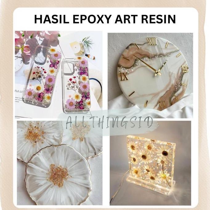 Newarc- Epoxy Art Resin 1.2 Kg - Epoxy Resin Bening - Kerajinan Tangan