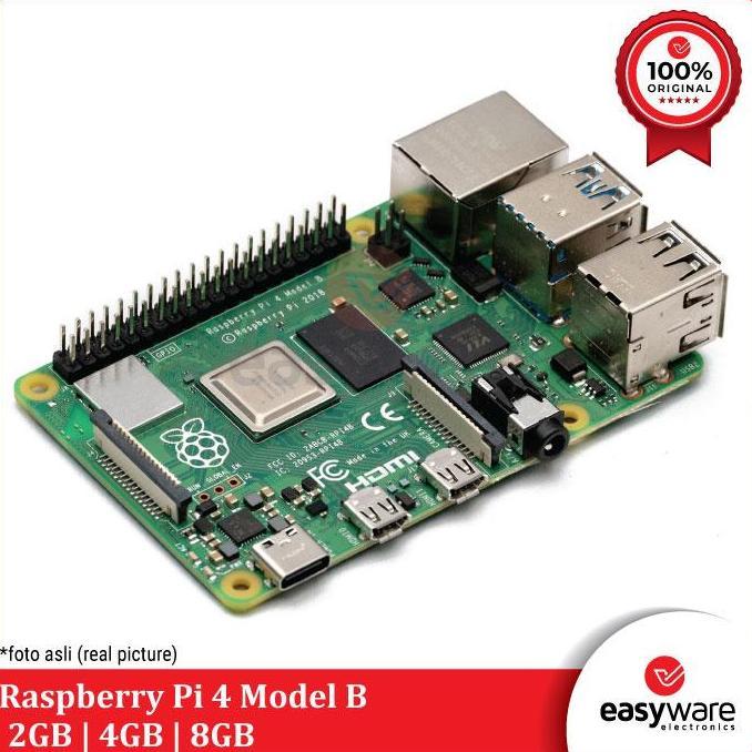 RASPBERRY PI 4 MODEL B RASBERRY PI MODULE ORIGINAL DAN TERPERCAYA