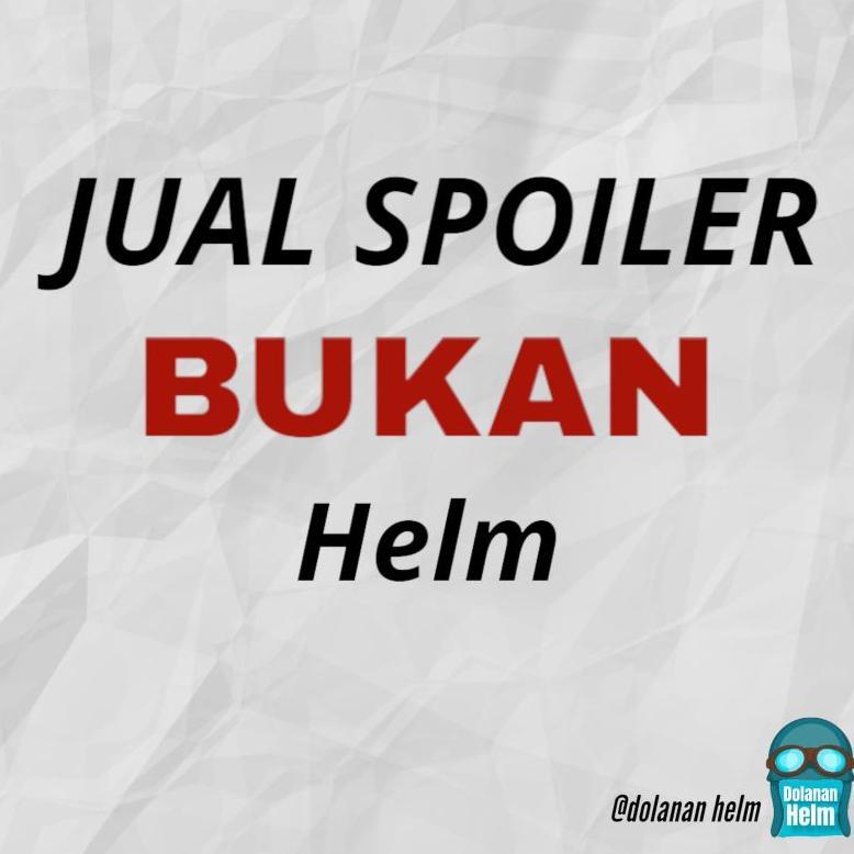 NEW PRODUCT Spoiler Helm ALV Ultron | HRK Ultron | NFJ Ultron Akrilik Tebal 3mm
