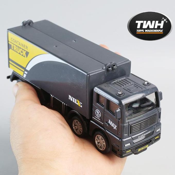 Whyyou- Twh Mainan Mobil Box Wingbox Wings Truck Container Transporter Inertia Hadiah & Koleksi Coco