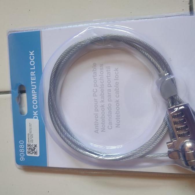 Kensington Lock Kunci Laptop Kombinasi Angka Number