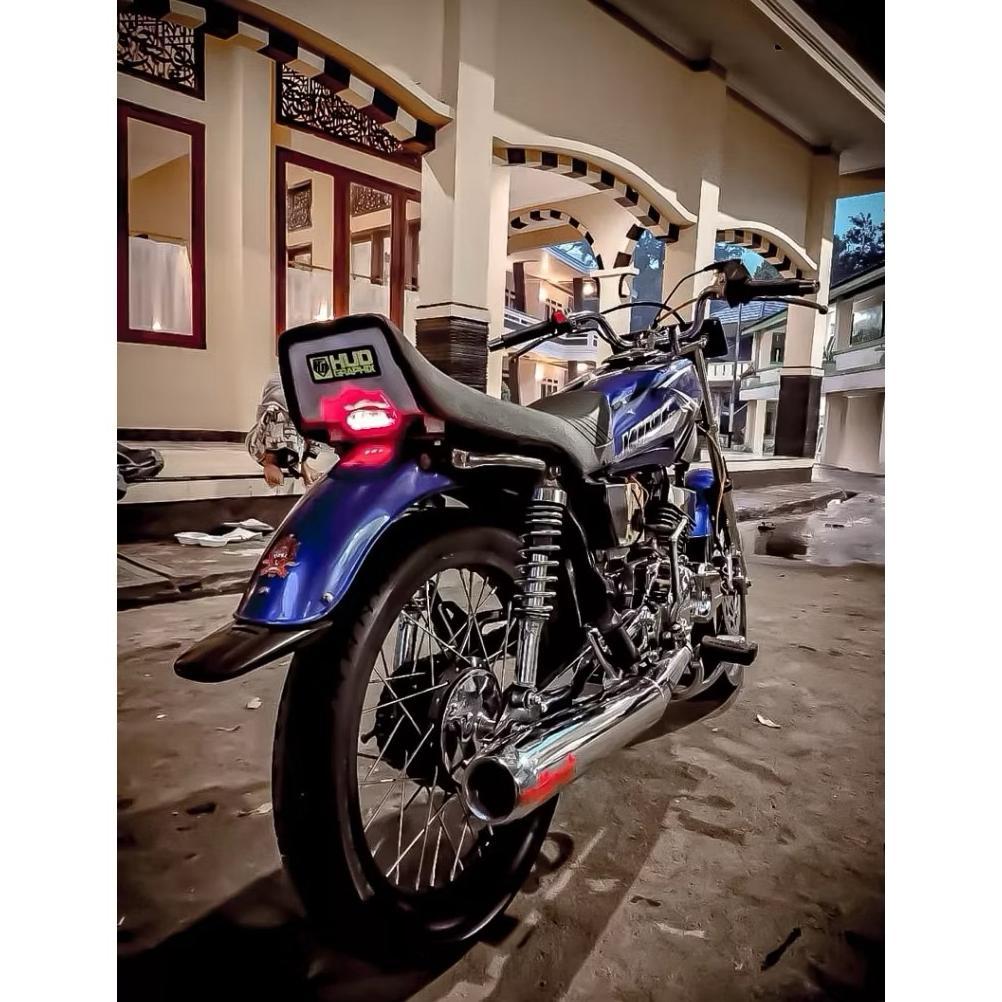 BESTPROMO LAMPU STOP LED PLUS SEIN BELAKANG MOTOR RXKING KLX CRF TRACKER WR