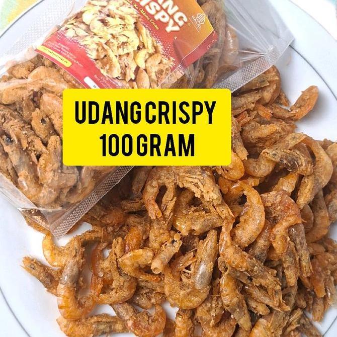 CEMILAN HEMAT UDANG GORENG CRISPY PREMIUM DAUN JERUK 100 GRAM UDANG API SNACK RINGAN LAUK SIAP SAJI 