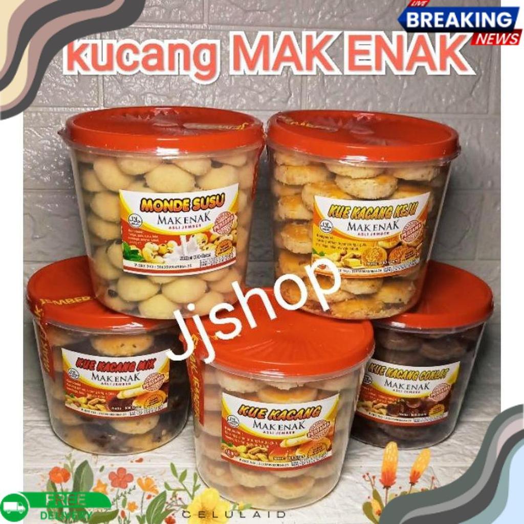 Sale Ready Stok Baru Kue Kacang Mak Enak (Free Bubble Slain Grab Gosend) Grem Pastry, Monde Susu, Ku