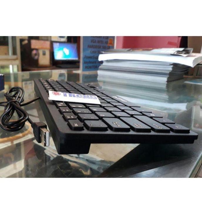 USB KEYBOARD MINI SLIM WATERPROOF / Eksternal Keyboard mini USB