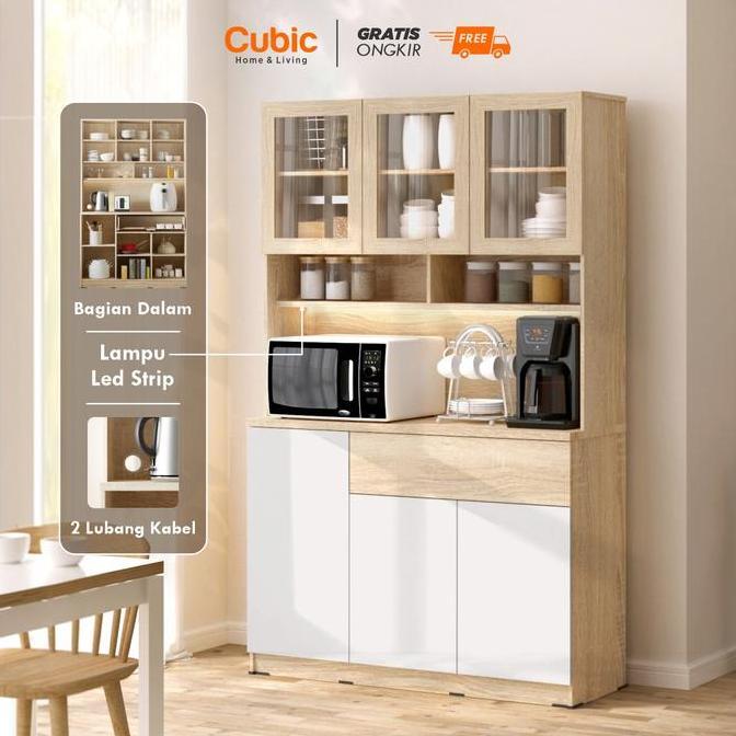 Terlaris Cubic Lemari Dapur Minimalis / Kitchen Cabinet / Elena Kc 121