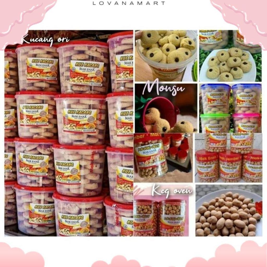 High Quality Aneka Kue Produk Mak Enak - Kue Kacang Mak Enak - Kacang Oven - Monde Susu - Lidah Kuci