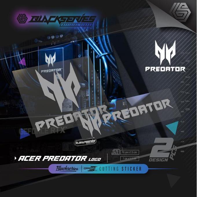 Stiker Acer Predator || Cutting Stiker Predator || Stiker Predator