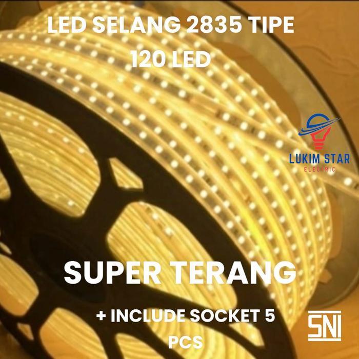 LAMPU LED SELANG 2835 120 LED 100M LAMPU LED STRIP SELANG 120LED 1 ROLL 100M METER