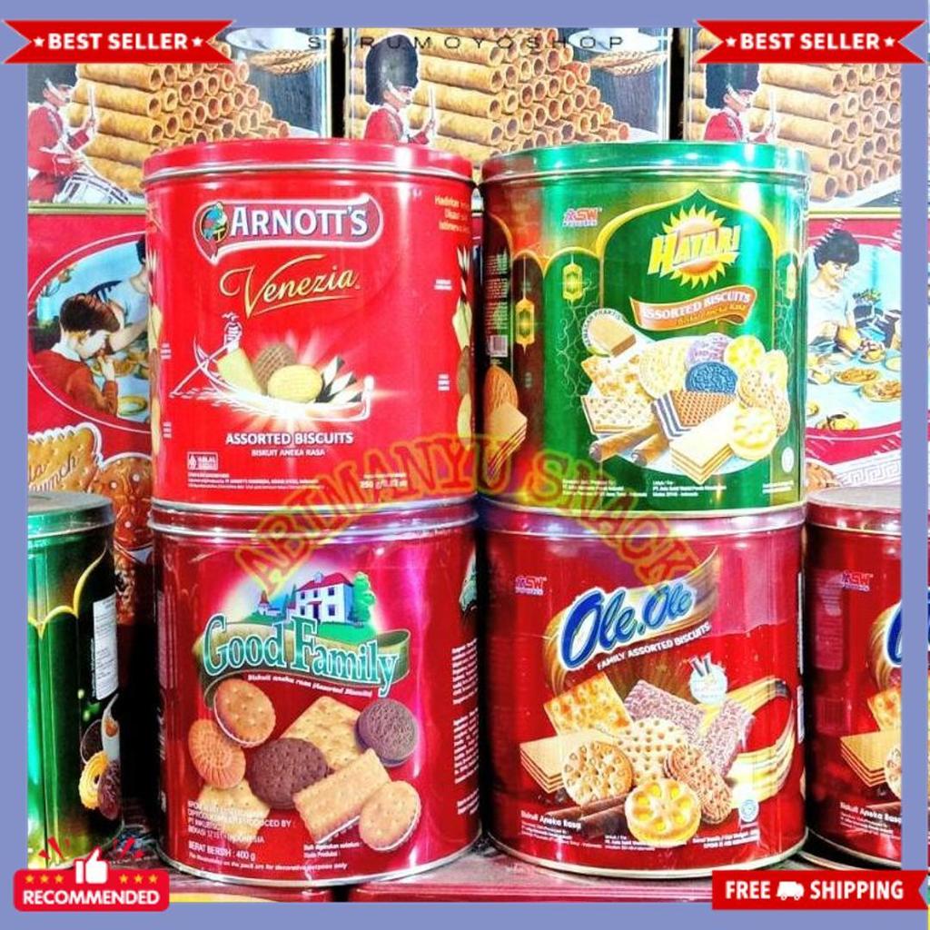 Sale Biskuit Kemasan Kaleng Murah Kue Lebaran Aneka Rasa
