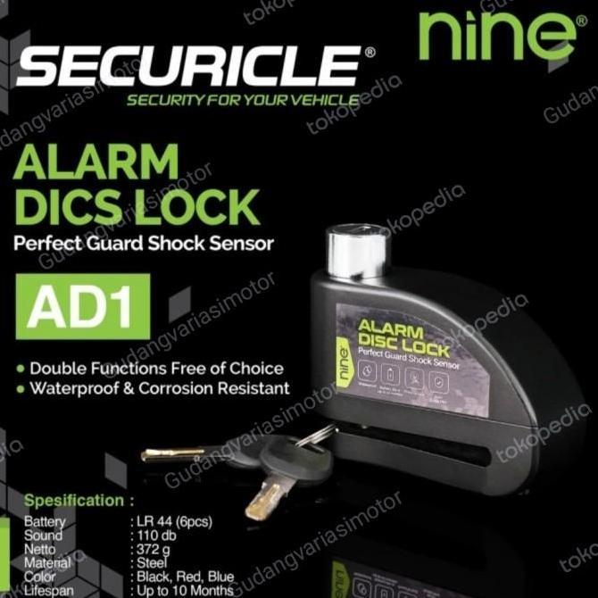 Kunci Disc Alarm/Gembok Kunci Disc Alarm Gembok