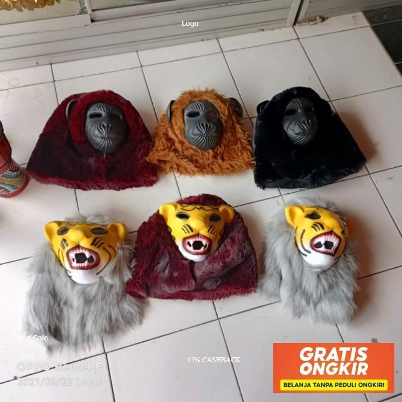 Topeng Monyet/Topeng Singa Viral