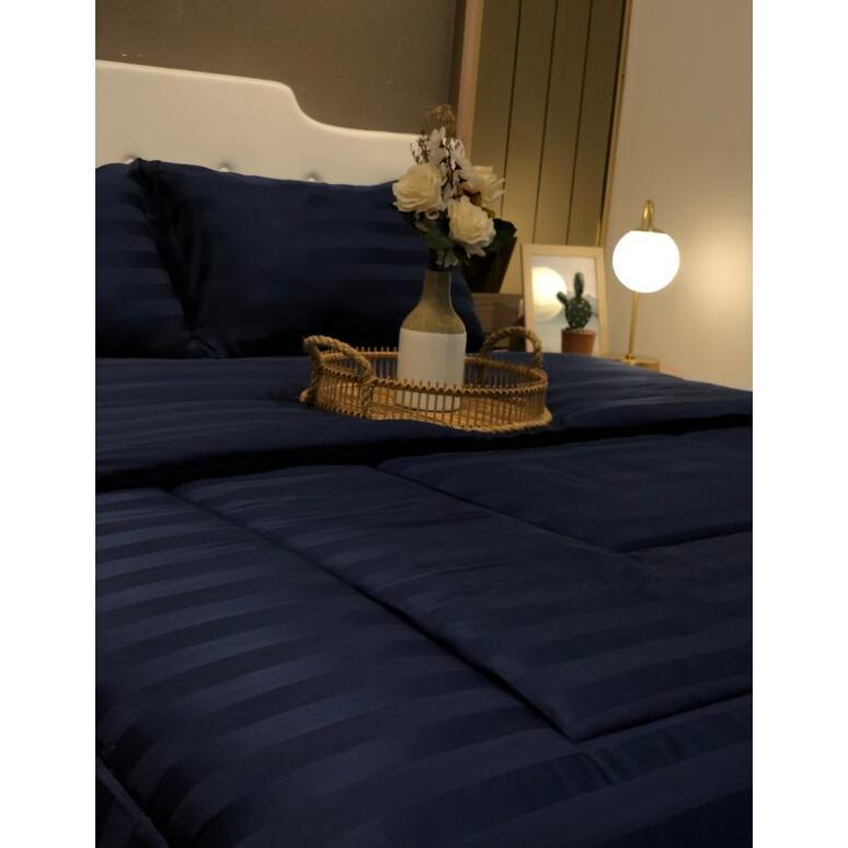 Terbaru Bedcover Set Salur 1 Set Bed Cover Motif Salur Berbagai Macam Warna Ukuran 90X200 120X200 16