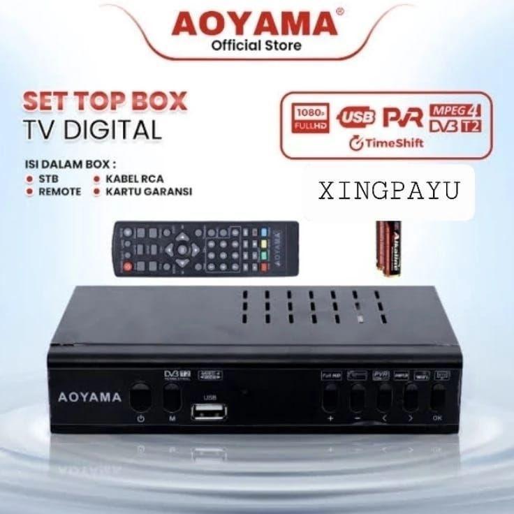 Set Top Box Aoyama Tv Digital Stb Penerima Siaran Full Hd