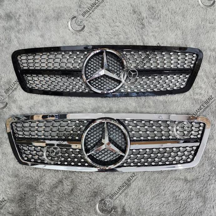 Grill Diamond Mercedes W203 C200 C230 C240 2000-2007 Grille Amg W203