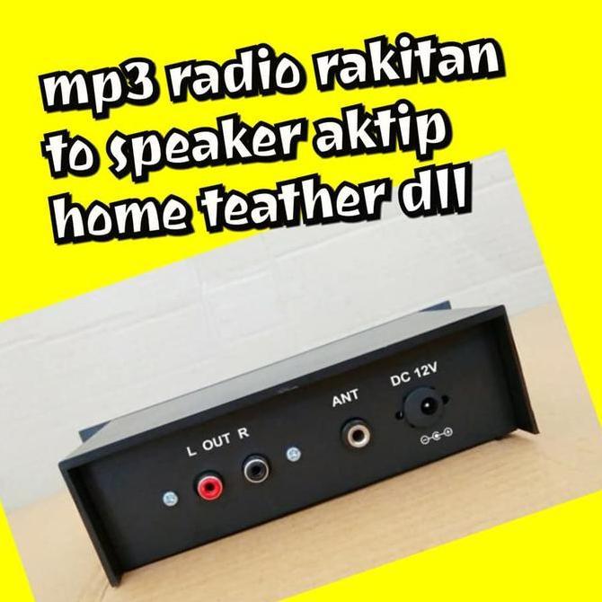 Mp3 player bluetooth dengan box + adaptor/ mp3 RADIO RAKITAN / AMPLI