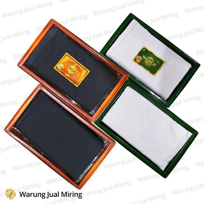 Bisa Cod - Sarung Wadimor Couple Pria Bapak Anak Remaja Warna Polos Biru Abu Navy Hijau Merah Hitam 