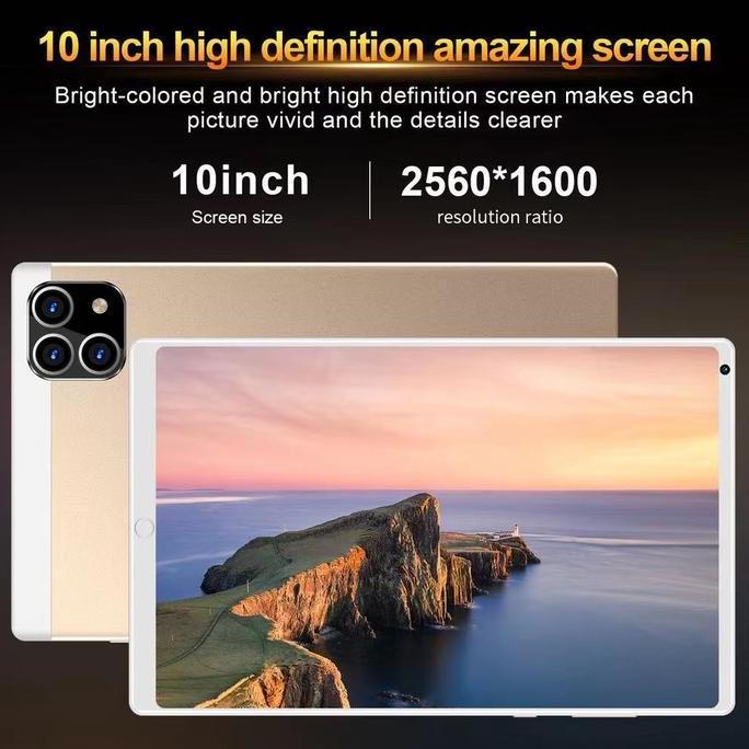 Asli Terbaru2023 Baru 5G 8lnic 10.1lnic Tablet Galaxy A8 12GB +