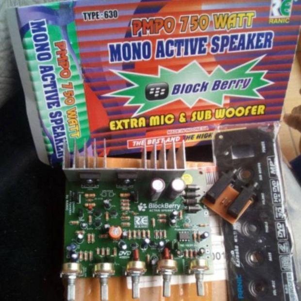 Kit Power Amplifier Speaker Aktif Mono 750W PMPO type 630