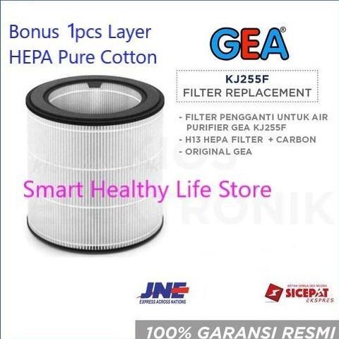 GEA KJ-255F Air Purifier HEPA 13 Replacement Filter KJ255F KJ255