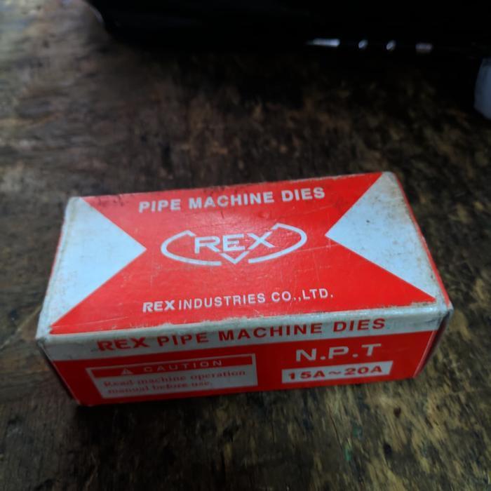 Mata mesin senai pipa REX NPT 1/2 - 3/4B