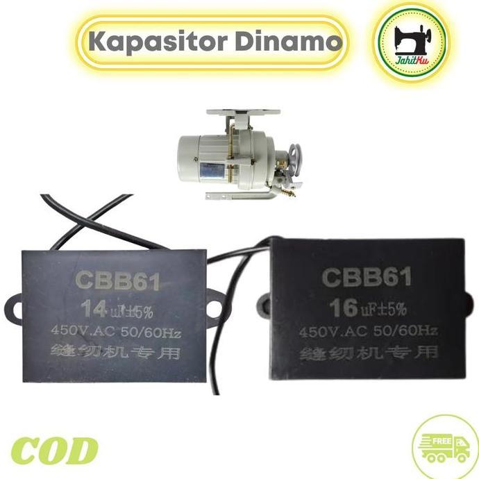 Kapasitor Dinamo Mesin Jahit Dan Mesin Obras Industri CBB61