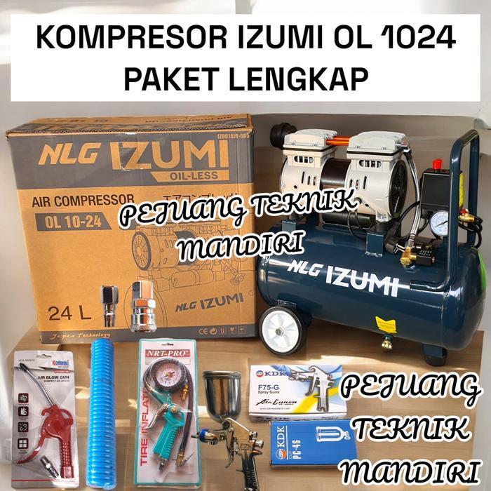 IZUMI OL 1024 KOMPRESOR ANGIN 24L / AIR COMPRESOR 1HP IZUMI OL1024
