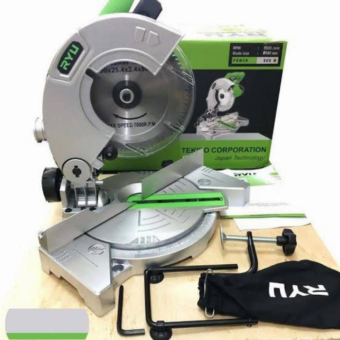 MITER SAW RYU 7 INCH RMS 180 MESIN PEMOTONG ALUMUNIUM