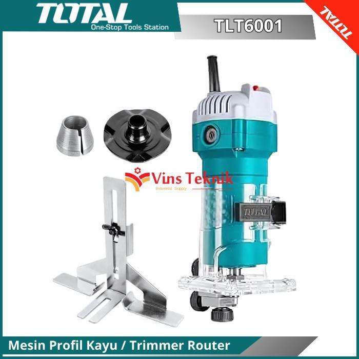 Trimmer Router Mesin Profil Kayu TOTAL TLT6001