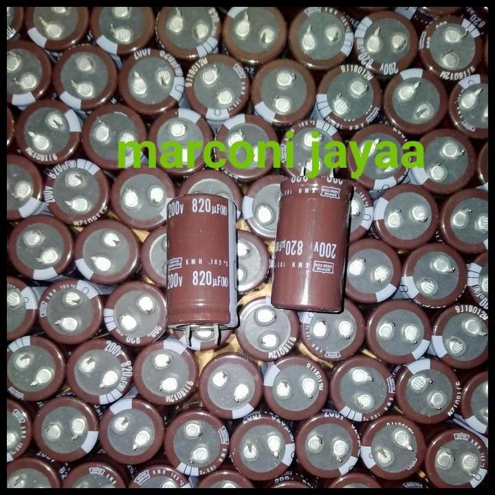 TERBARU KAPASITOR ELCO 820UF 200VOLT "NIPPON 