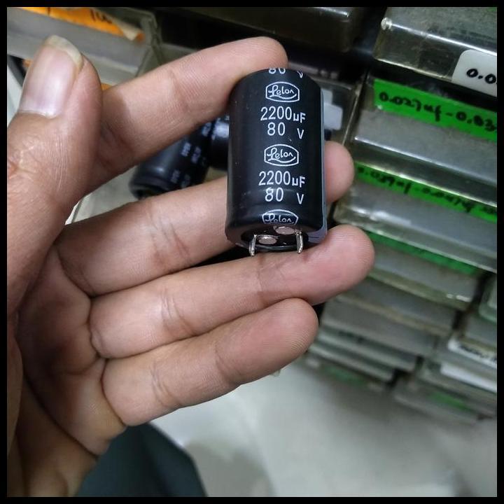 GRATIS ONGKIR KAPASITOR ELCO 2200UF 80V