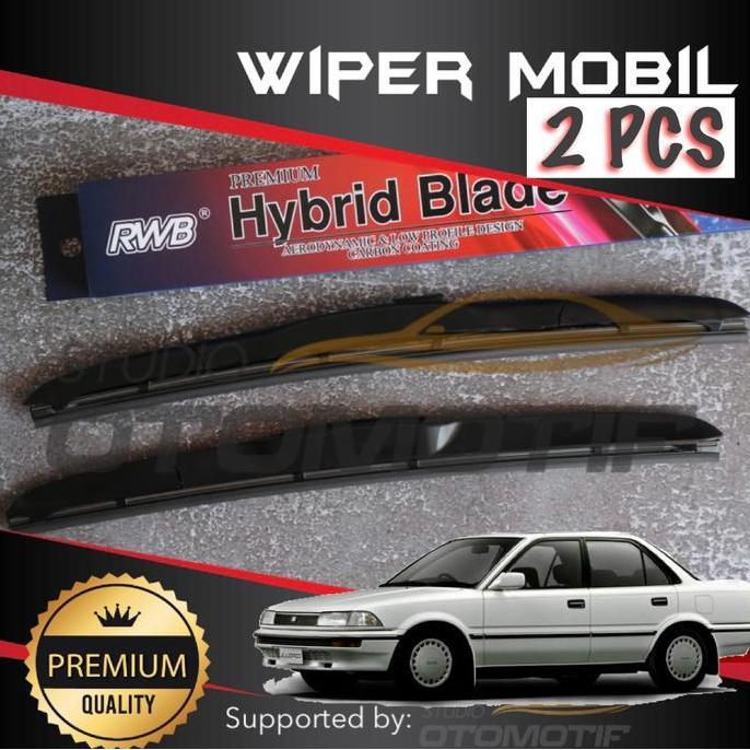WIPER COROLLA TWINCAM HYBRID RWB / WIPER RWB COROLLA TWINCAM 2 PC MURAH