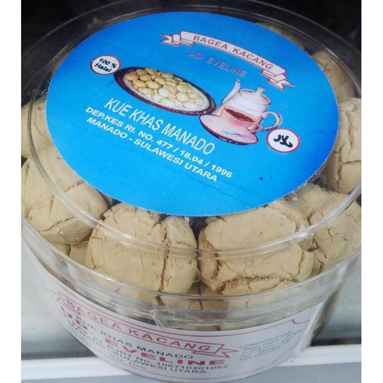 Oleh-Oleh/ Jajanan / Kue Khas Manado - Eveline Bagea Kacang Toples HS