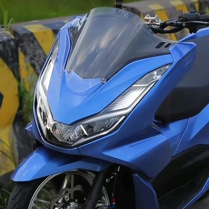 Windshield Pcx Thailand Windshield Pcx Thailand Visor Model LUBANG 160 Sirip Pendek V1