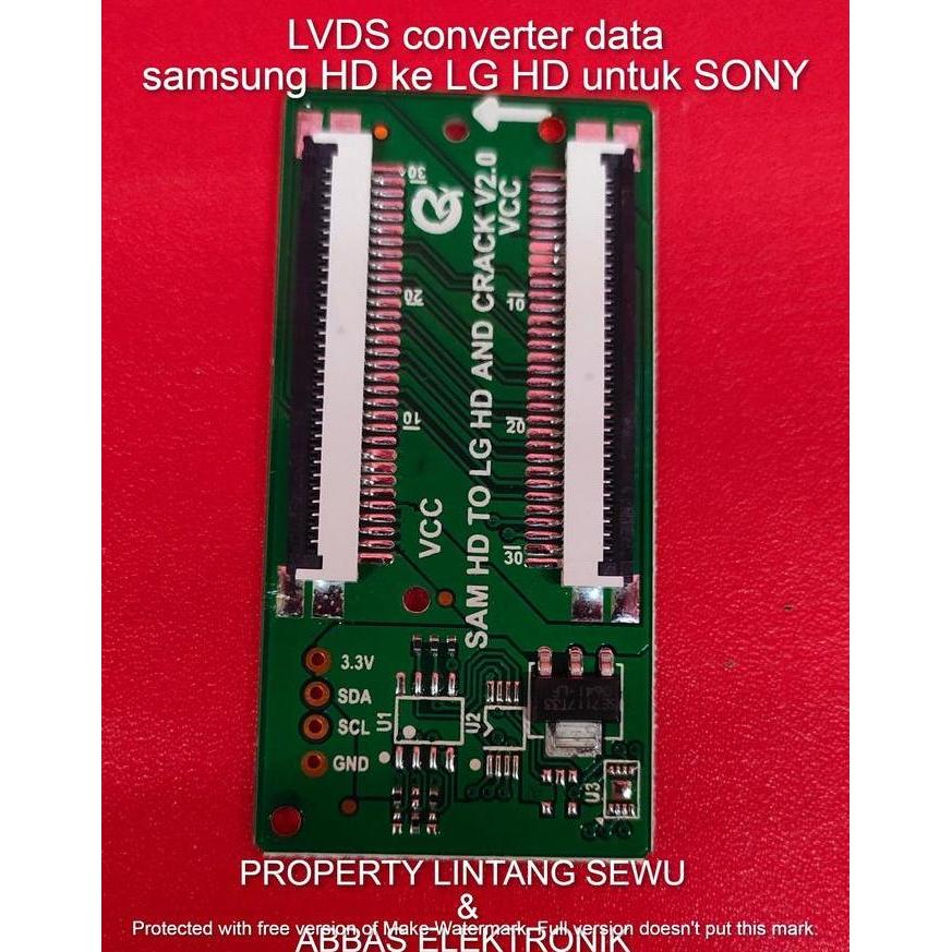Bst Ready Lvds Converter Data Samsung Hd Ke Lg Hd Untuk Sony Best Seller