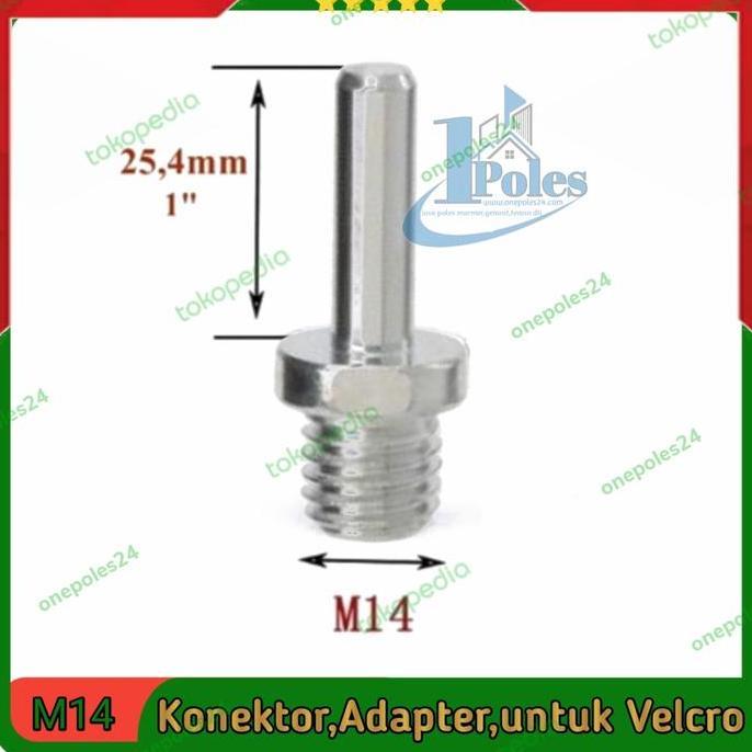 Konektor,Adapter Gerinda M14 Untuk Velcro 5 & 7 Inch Terbaik