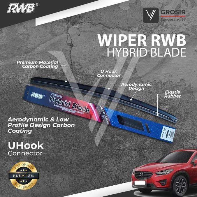 WIPER MAZDA CX5 CX 5 RWB SEPASANG 2 PCS - TANGERANG 57 BARU