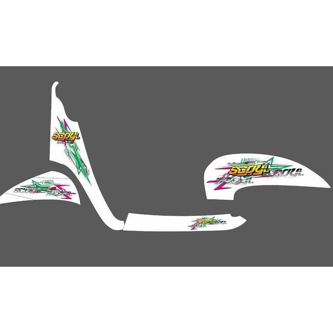 Striping Transparan Scoopy Striping Transparan Scoopy Fi Glowing