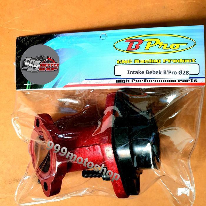 (Ready) Bpro Racing Intake Bebek Pe Pwk Ukuran 28 Race Pendek Lurus Manipol Premium