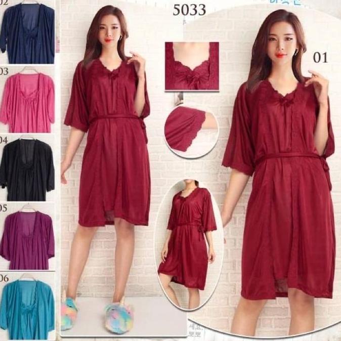 Kimono Baju Tidur Wanita Jumbo Drees Kimono Panties