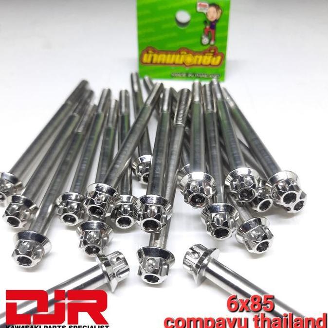 Probolt Hard Stainless 6X85 Baut 10 Panjang 8.5Cm Compayu Thailand Premium