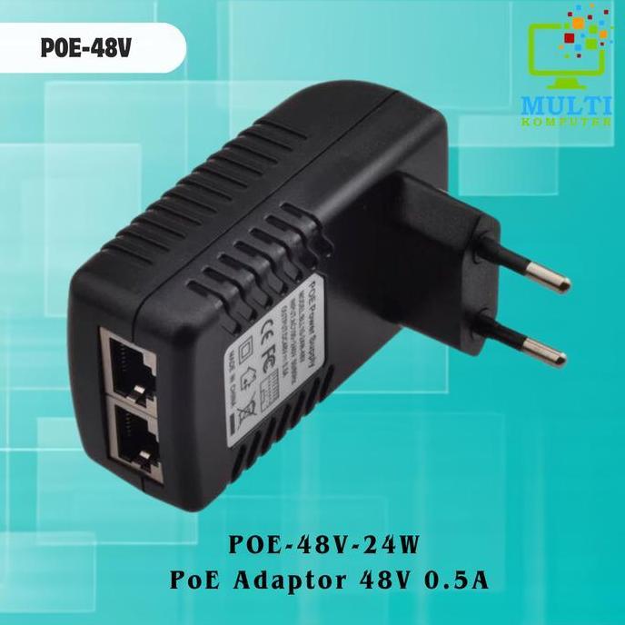 POE-48V-24W PoE Adaptor 48V 0.5A