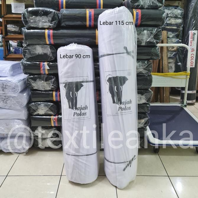 Kain Tetoron Gajah Polos Tetoron Spanduk Atribut Promosi Lebar 115 cm