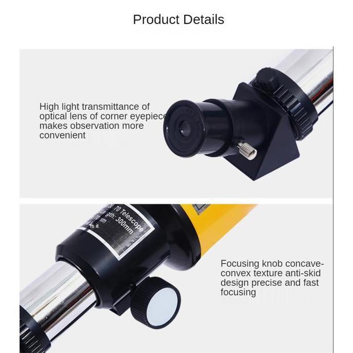 Teropong Bintang Astronomical Telescope 300/70mm - F30070M teleskop bulan bintang teropong langit