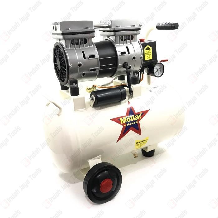 MOLLAR AC1024S Kompresor Angin SILENT 3/4 HP 24 Liter Oilless Oiless